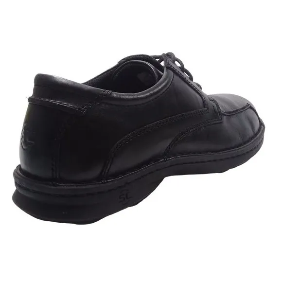 Streetcars Men's Lace-Up Black Oxford Leather Comfort Shoes Size 11M