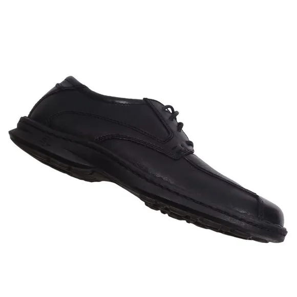 Streetcars Men's Lace-Up Black Oxford Leather Comfort Shoes Size 11M