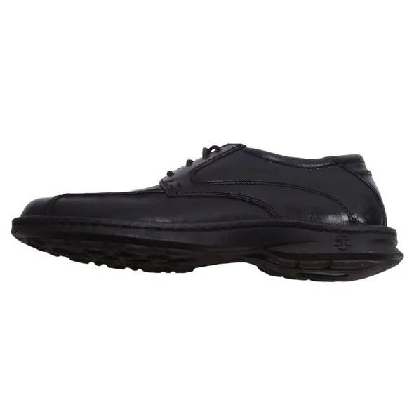 Streetcars Men's Lace-Up Black Oxford Leather Comfort Shoes Size 11M