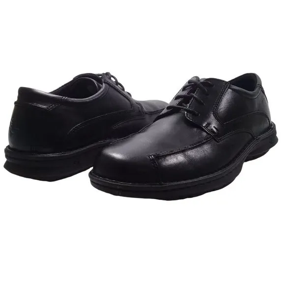 Streetcars Men's Lace-Up Black Oxford Leather Comfort Shoes Size 11M