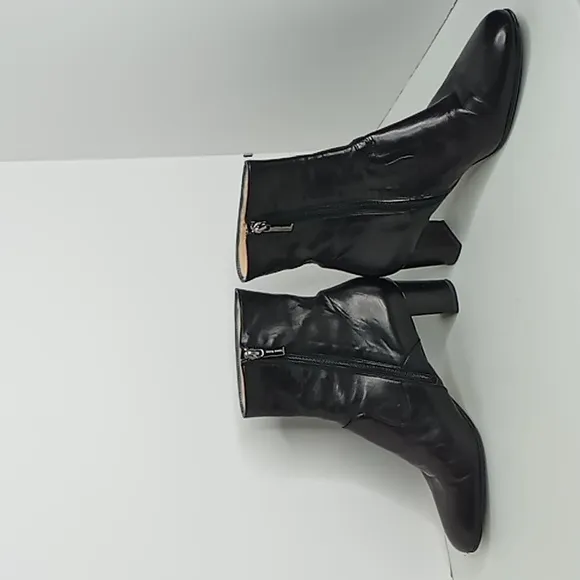 Taryn Rose - Rare - Italian made Ankle Boots w/Knee High Chaps - Black -41/10
