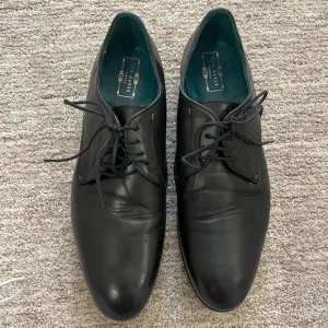 TED Baker Fonntan Mens Black Green Smart Shoes