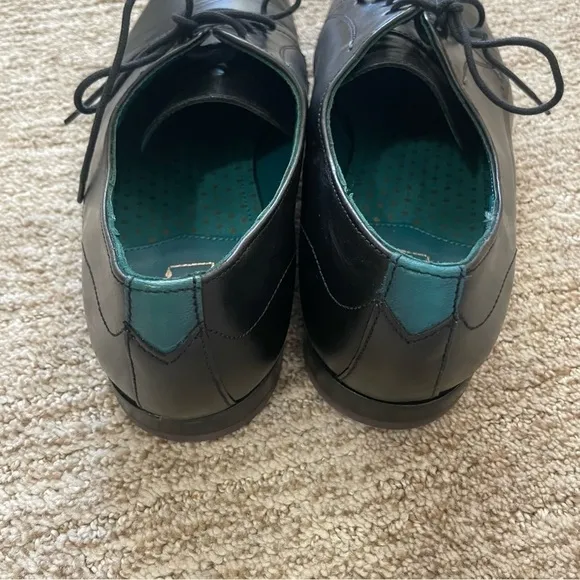 TED Baker Fonntan Mens Black Green Smart Shoes