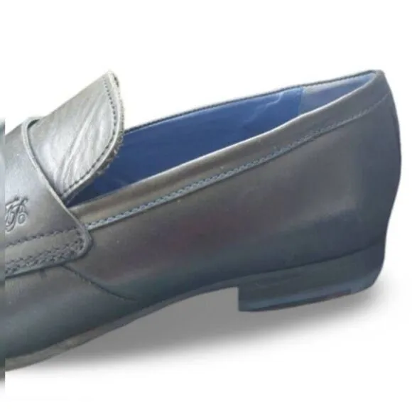 Ted Baker London FOTIU Navy Leather Penny Loafers Dress Shoes Men's 8 US/41 EU