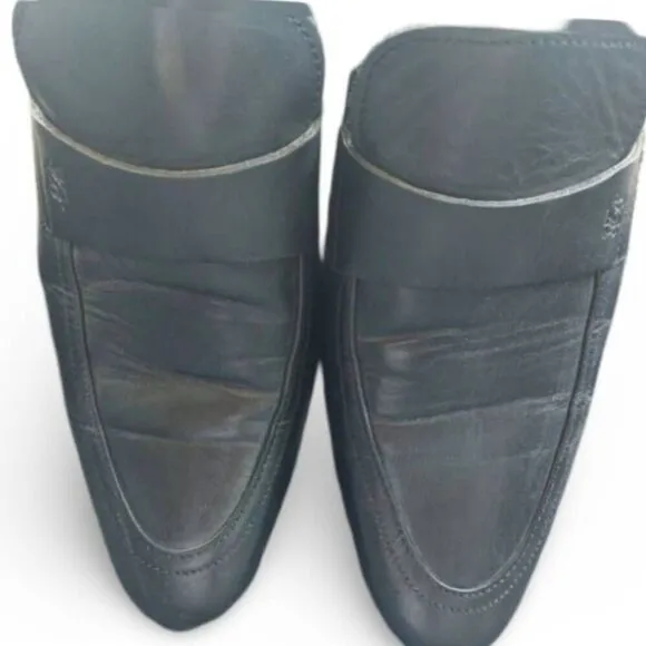 Ted Baker London FOTIU Navy Leather Penny Loafers Dress Shoes Men's 8 US/41 EU