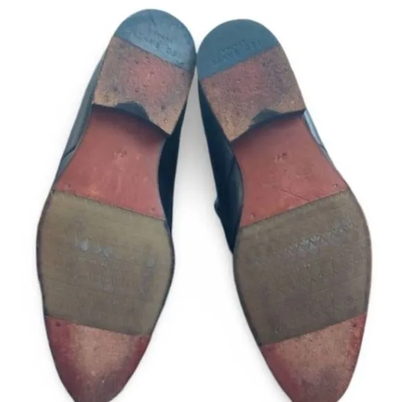 Ted Baker London FOTIU Navy Leather Penny Loafers Dress Shoes Men's 8 US/41 EU