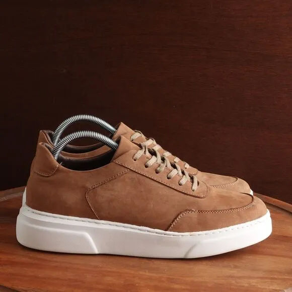 Terzi Adem Altun Sneakers Mens SZ EU 41 US 8 Brown Leather Comfort Lace Up Shoes