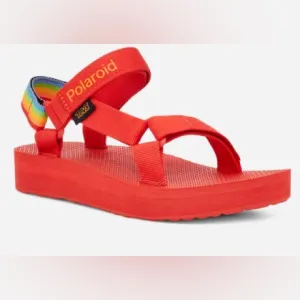Teva x Polaroid Orange Midform Universal Molded Comfort Strappy Sandals