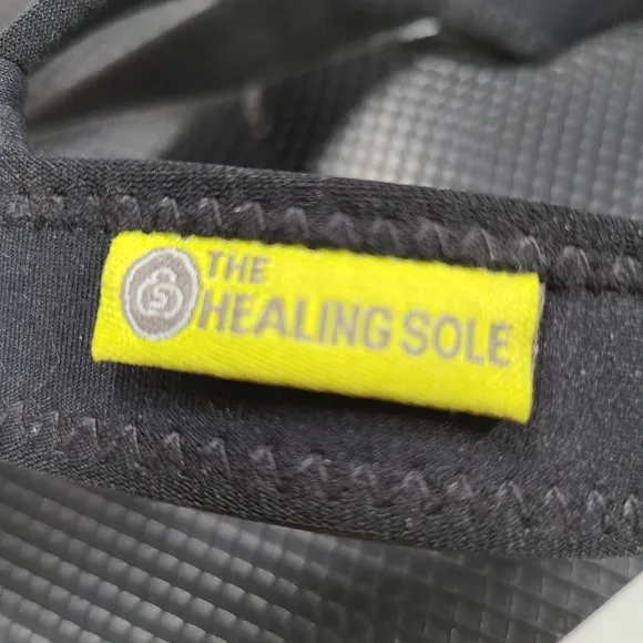 The Healing Sole Original Black Flip Flop Sandals Women's 10.5 Men’s 9