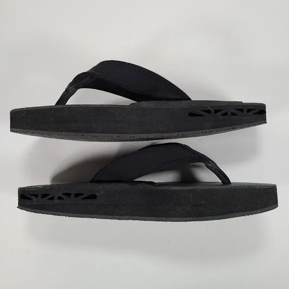 The Healing Sole Original Black Flip Flop Sandals Women's 10.5 Men’s 9