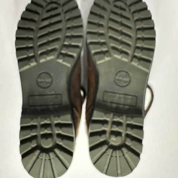 Timberland Men's Brown Leather Shoes pre owned size 9