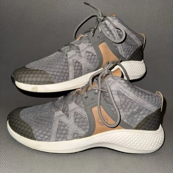 Timberland Men's Flyroam Go Gray Comfort Chukka Sport Sneaker Mens Size 10.5