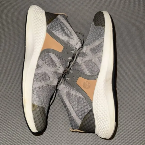 Timberland Men's Flyroam Go Gray Comfort Chukka Sport Sneaker Mens Size 10.5