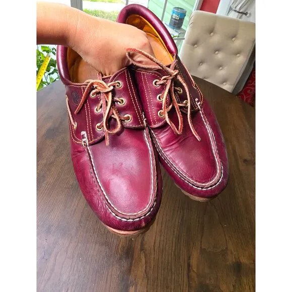 Timberland Mens Leather 3-Eye Classic Lug Shoes size 10.5