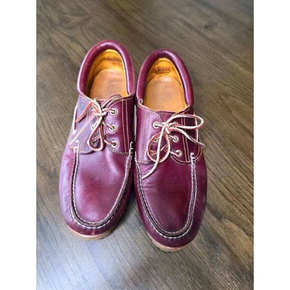 Timberland Mens Leather 3-Eye Classic Lug Shoes size 10.5