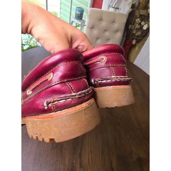 Timberland Mens Leather 3-Eye Classic Lug Shoes size 10.5