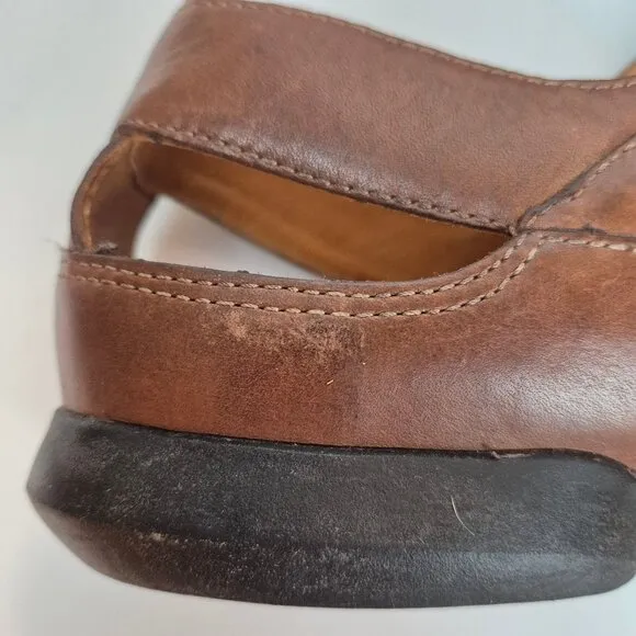 Timberland Outlier Driver Fisherman Pigskin Leather Lined Slip On Sandal 11-11.5