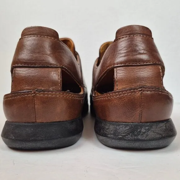 Timberland Outlier Driver Fisherman Pigskin Leather Lined Slip On Sandal 11-11.5