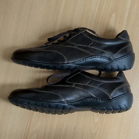 To Boot Boone Sport Shoe Sneakers Formal Italy Driving Sz 9.5 Dark Brown