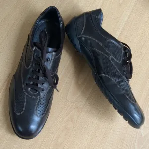 To Boot Boone Sport Shoe Sneakers Formal Italy Driving Sz 9.5 Dark Brown