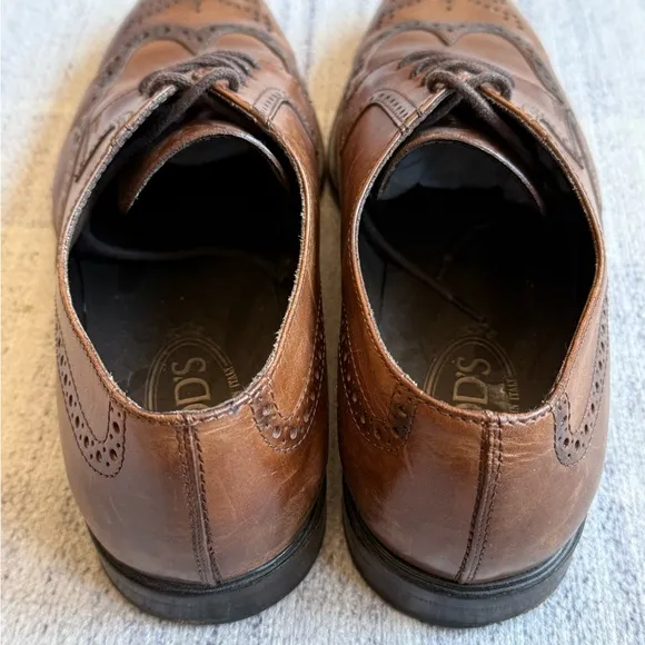 TOD'S Men's Brown Leather Brogues