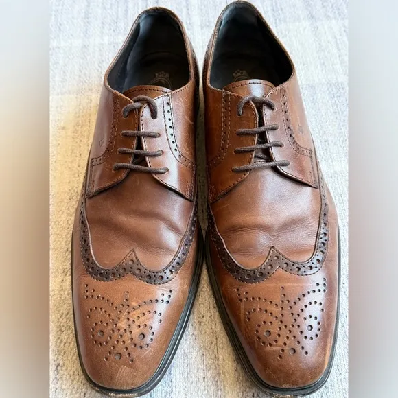 TOD'S Men's Brown Leather Brogues