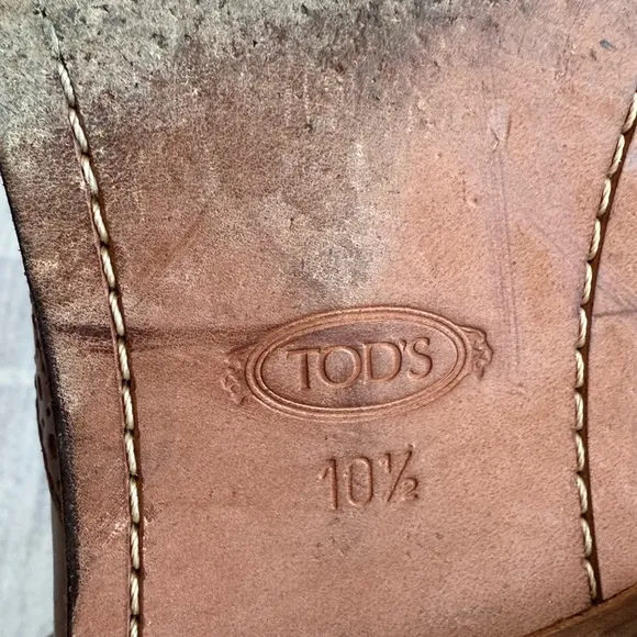 TOD'S Men's Brown Leather Brogues