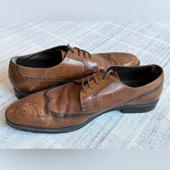 TOD'S Men's Brown Leather Brogues