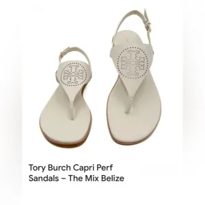 Tory Burch size 8 brand new thong sandals