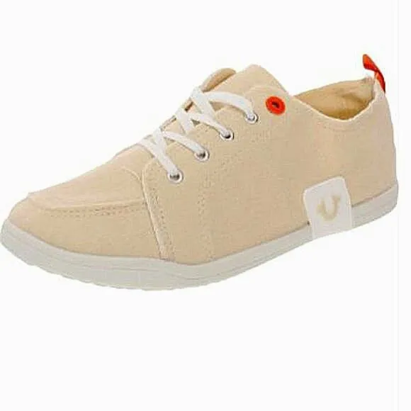 True Religion Sneakers Sz 9 Sahana Lifestyle Fitness Casual Natural Neutral NEW