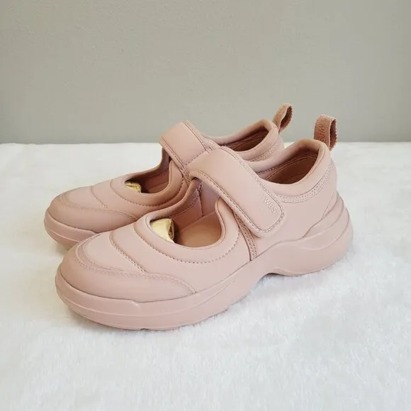 TWOOBS The Sneaky Jane Pink Mary Jane Shoes Sneakers in Blush Pink
