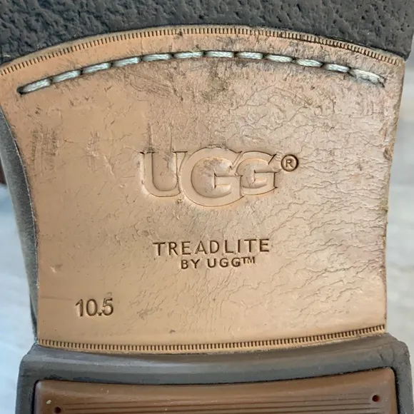 Ugg treadlite brown leather lace ups size 10.5
