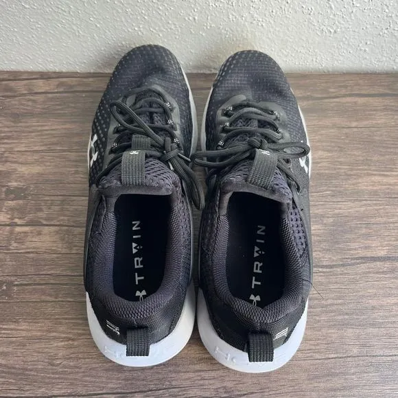 Under Armour HOVR Rise 4 Workout Fitness Trainer Shoes Black Mens 14 3025565-001