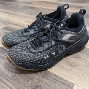 UNDER ARMOUR PROJECT ROCK 5 GYM IRON PARADISE‎ TRAINING SHOES 3026074-001 sz 14
