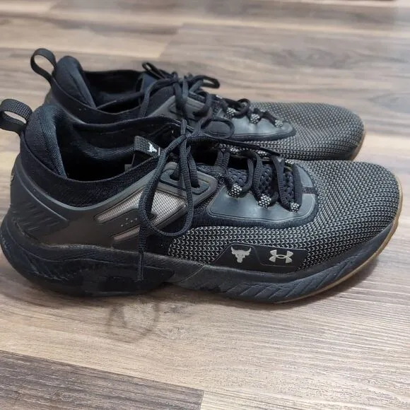 UNDER ARMOUR PROJECT ROCK 5 GYM IRON PARADISE‎ TRAINING SHOES 3026074-001 sz 14