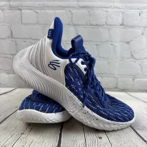 Under ArmourCurry Flow 9 Team White Royal Blue 2022 3025631-401 M7 W8.5