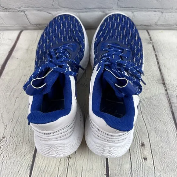 Under ArmourCurry Flow 9 Team White Royal Blue 2022 3025631-401 M7 W8.5