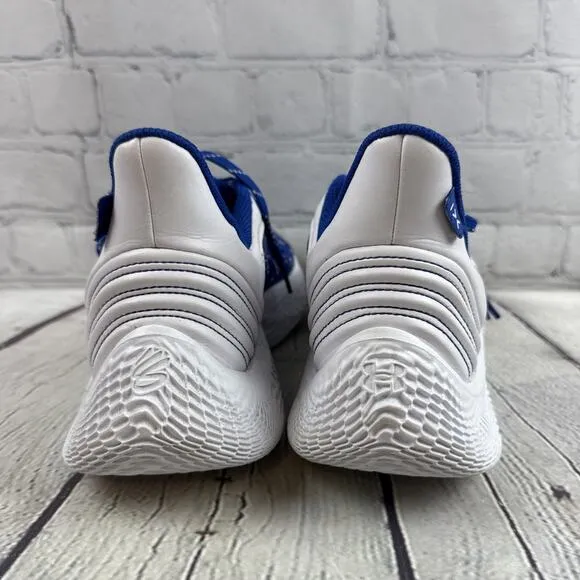 Under ArmourCurry Flow 9 Team White Royal Blue 2022 3025631-401 M7 W8.5