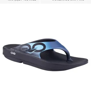Unisex OOriginal Sport Thong Black/Azul Sandals size 7