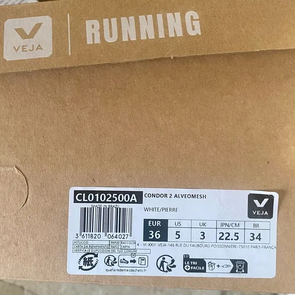 VEJA Condor 2 Alveomesh Running Shoes Size 36