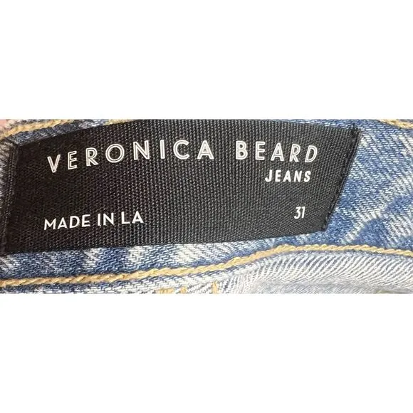 Veronica Beard CARLY KICK-FLARE JEAN | RAW HEM in Bail Out NWT Size 31/12