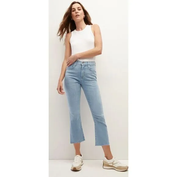Veronica Beard CARLY KICK-FLARE JEAN | RAW HEM in Bail Out NWT Size 31/12