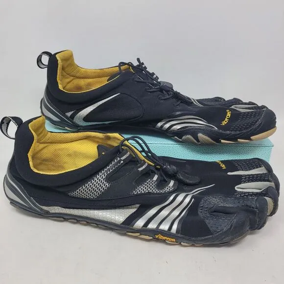 Vibram Fivefingers KMD SPORT LS EU 47 Mens US 12.5 Black Minimalist 14M3602 Ylw