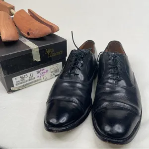 Vintage Allen Edmonds Park Avenue Oxford Dress Shoes Cap Toe Black Size 11 AA