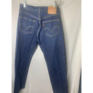 Vintage Levis 501 Jeans Mens 32x32 Blue Denim Straight Leg Button Fly WPL 423‎