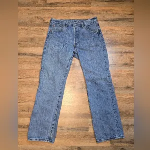 Vintage Levi’s 501xx Denim Blue Jeans 501 Men’s 34x30 Fits 32x30 Made In Haiti