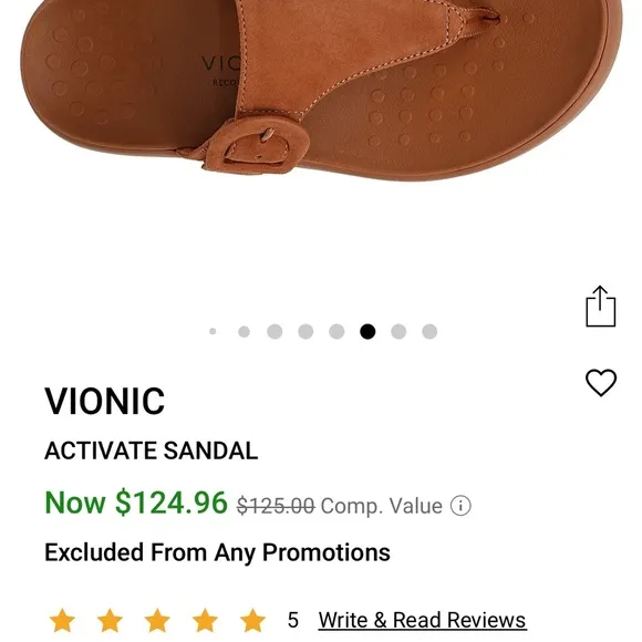 Vionic activate recovery sandals size 11