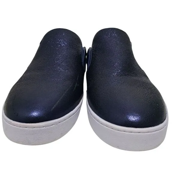 Vionic Splendid Dakota Slip On Mule Comfort Shoes Navy Size 7.5