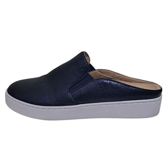 Vionic Splendid Dakota Slip On Mule Comfort Shoes Navy Size 7.5