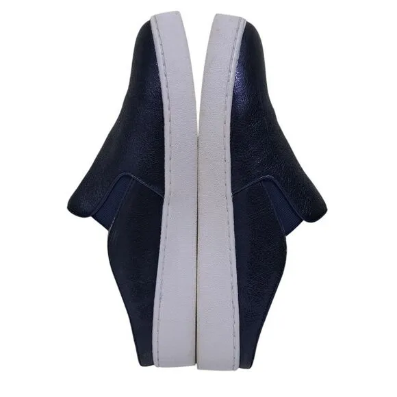Vionic Splendid Dakota Slip On Mule Comfort Shoes Navy Size 7.5